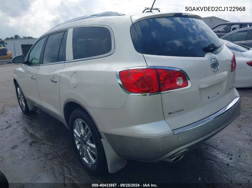 5GAKVDED2CJ122968 2012 Buick Enclave Premium