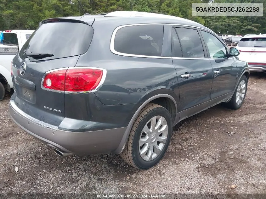 5GAKRDED5CJ262288 2012 Buick Enclave Premium