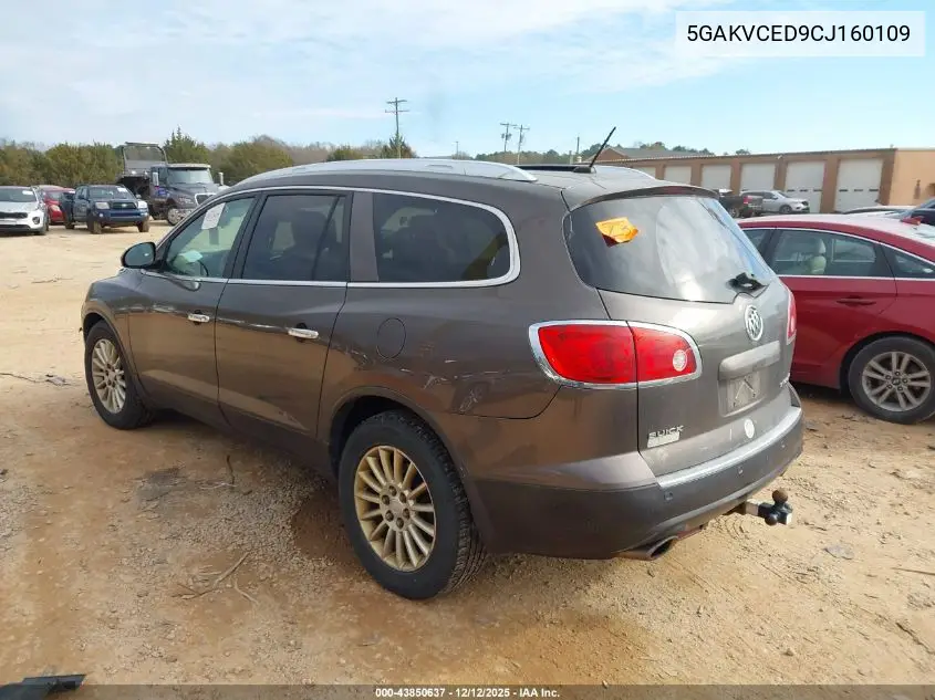 5GAKVCED9CJ160109 2012 Buick Enclave Leather
