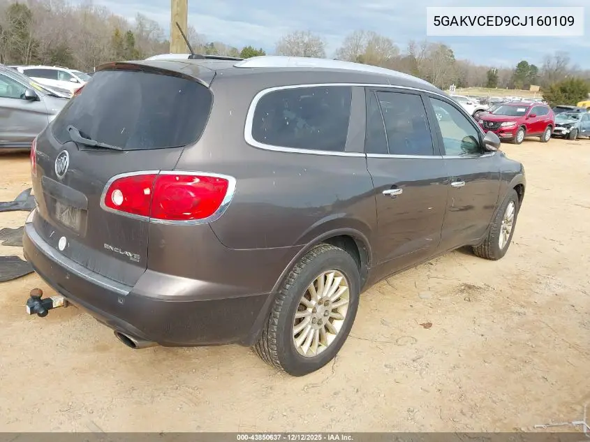 5GAKVCED9CJ160109 2012 Buick Enclave Leather