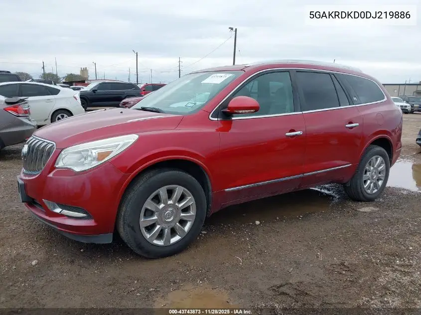 5GAKRDKD0DJ219886 2013 Buick Enclave Premium