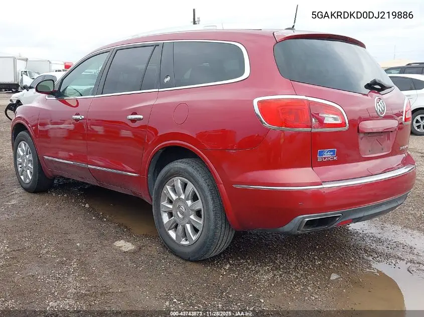 5GAKRDKD0DJ219886 2013 Buick Enclave Premium