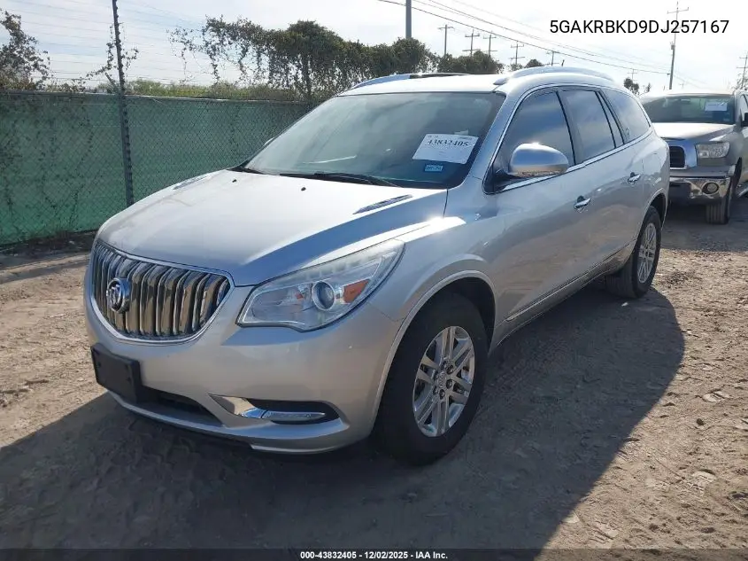 5GAKRBKD9DJ257167 2013 Buick Enclave Convenience