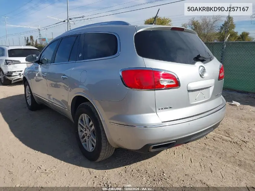 5GAKRBKD9DJ257167 2013 Buick Enclave Convenience