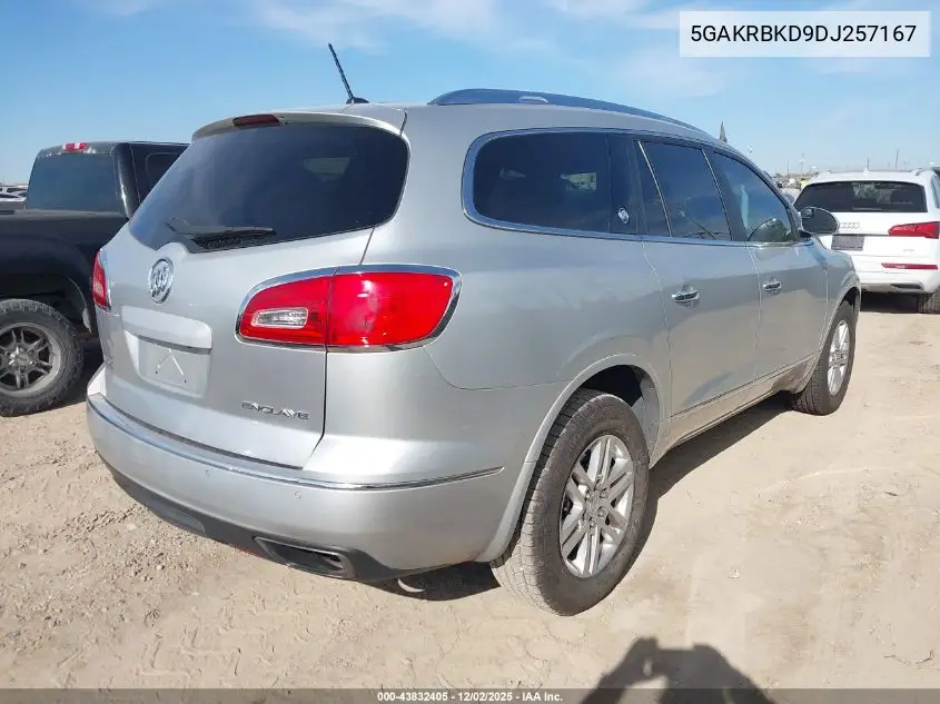 5GAKRBKD9DJ257167 2013 Buick Enclave Convenience