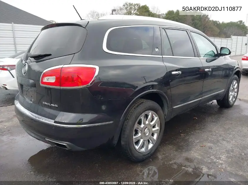 5GAKRDKD2DJ110877 2013 Buick Enclave Premium