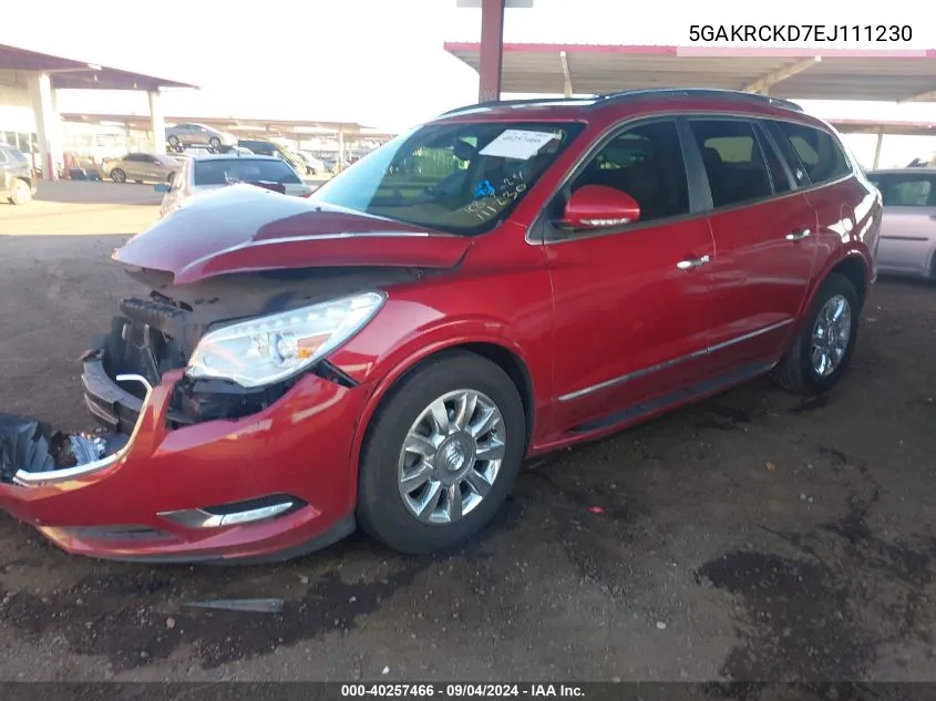 5GAKRCKD7EJ111230 2014 Buick Enclave Premium