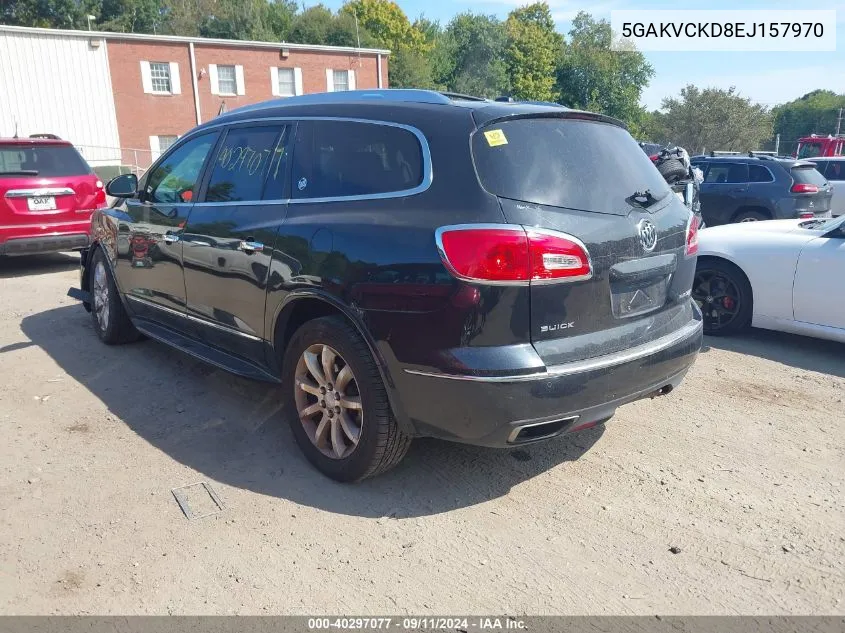 2014 Buick Enclave Premium VIN: 5GAKVCKD8EJ157970 Lot: 40297077