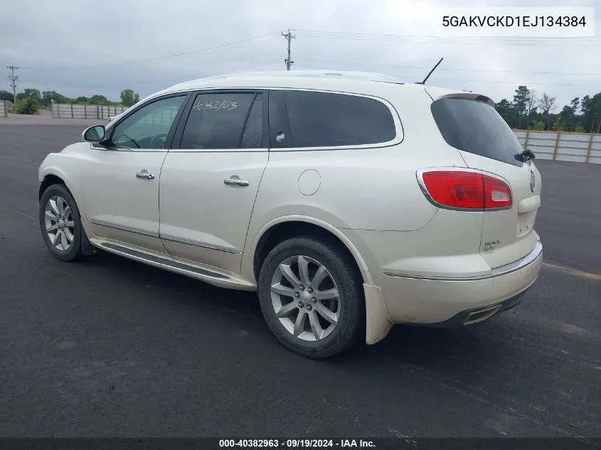 5GAKVCKD1EJ134384 2014 Buick Enclave Premium