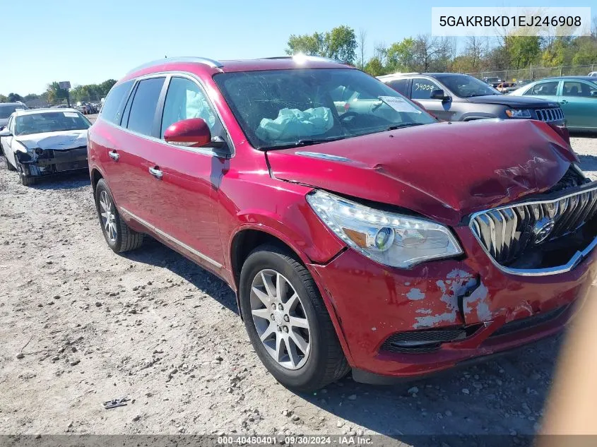 5GAKRBKD1EJ246908 2014 Buick Enclave