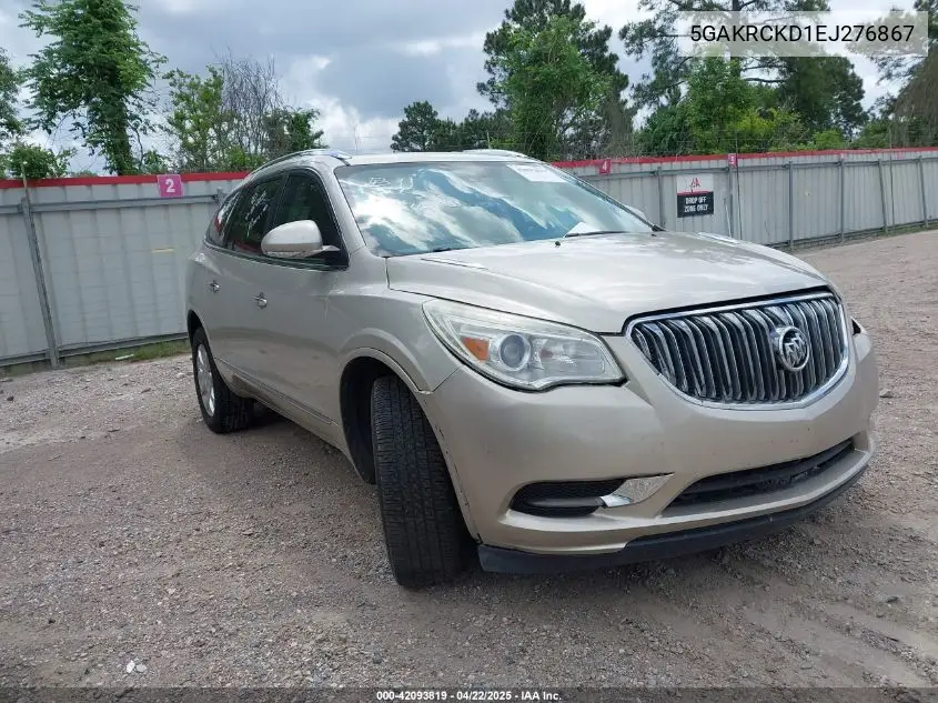 2014 Buick Enclave Premium VIN: 5GAKRCKD1EJ276867 Lot: 42093819
