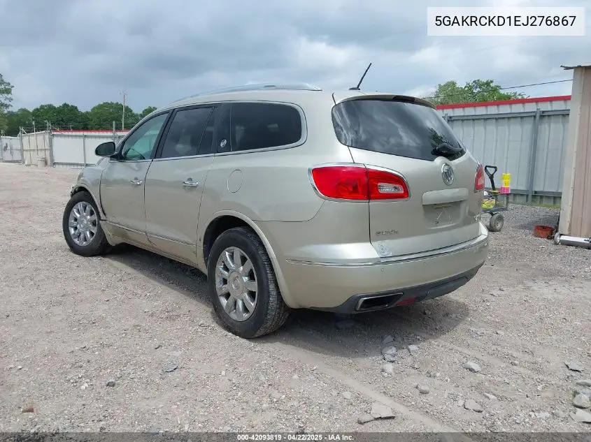 2014 Buick Enclave Premium VIN: 5GAKRCKD1EJ276867 Lot: 42093819