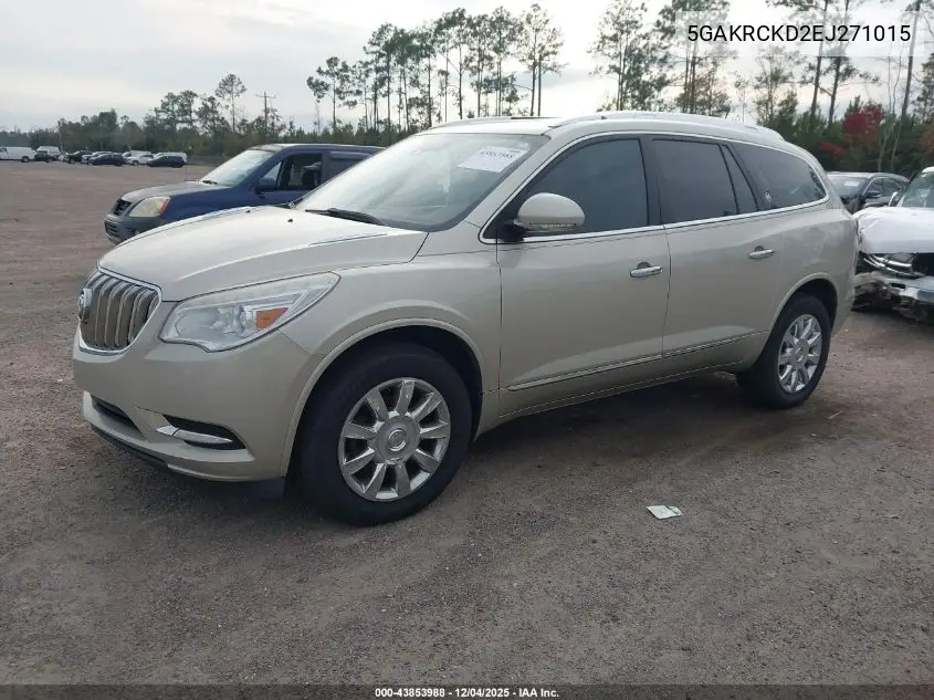 5GAKRCKD2EJ271015 2014 Buick Enclave Premium