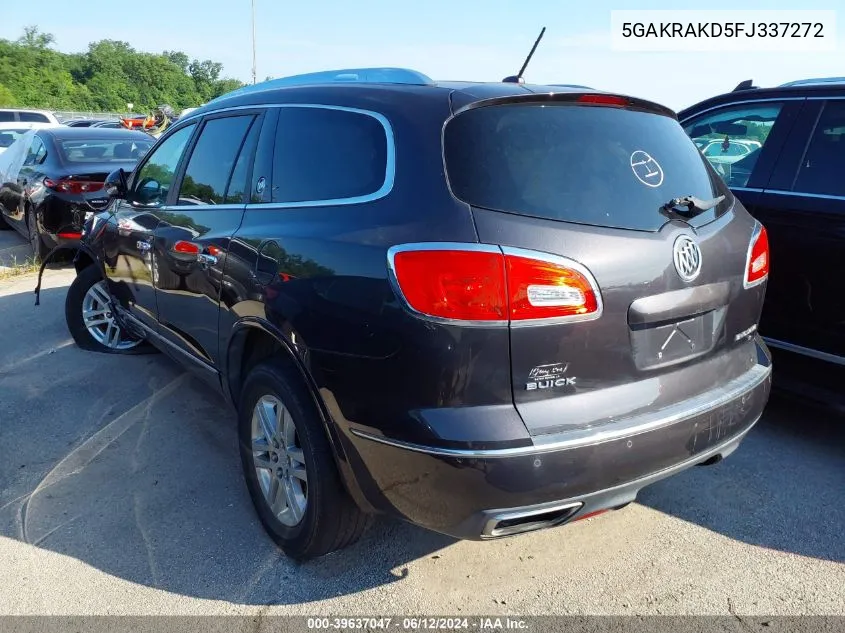 5GAKRAKD5FJ337272 2015 Buick Enclave Convenience