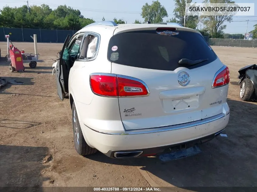 5GAKVBKD5FJ287037 2015 Buick Enclave