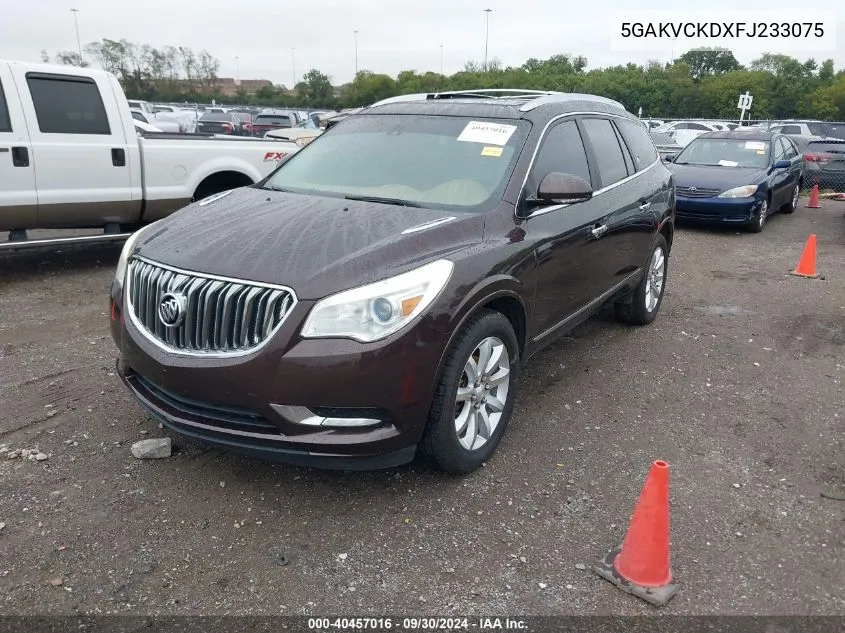 5GAKVCKDXFJ233075 2015 Buick Enclave