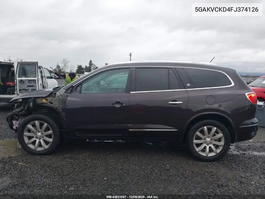 5GAKVCKD4FJ374126 2015 Buick Enclave Premium