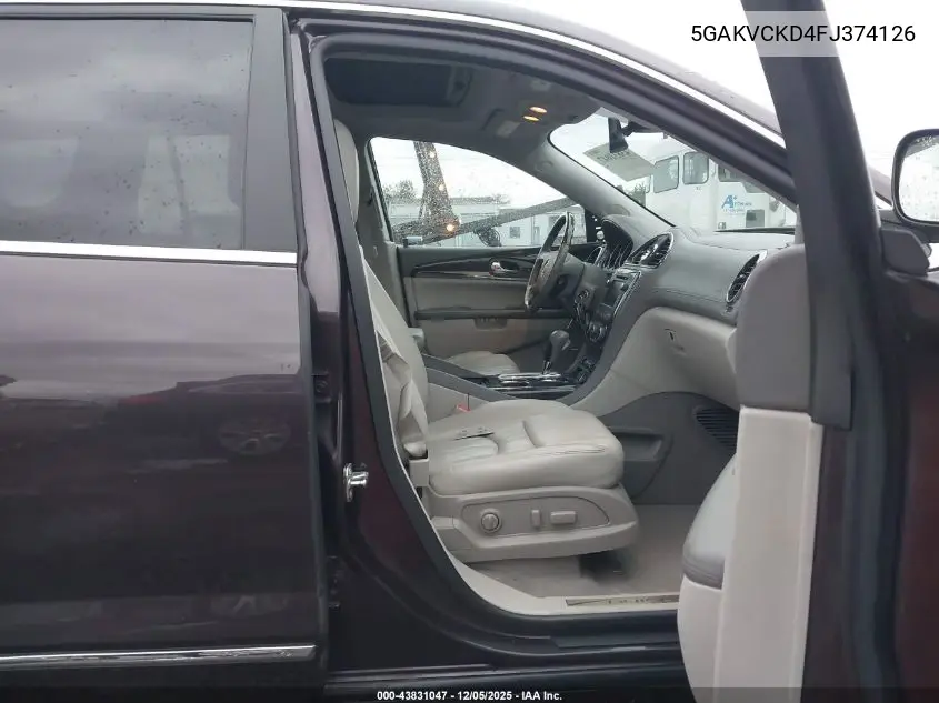 5GAKVCKD4FJ374126 2015 Buick Enclave Premium