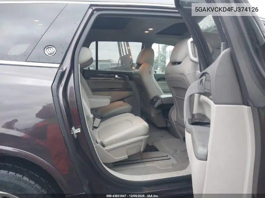5GAKVCKD4FJ374126 2015 Buick Enclave Premium