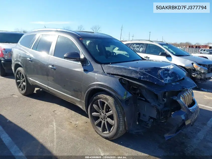 5GAKRBKD7FJ377794 2015 Buick Enclave Leather