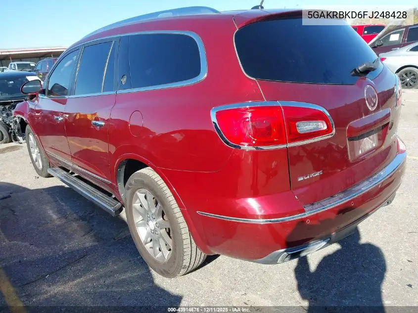5GAKRBKD6FJ248428 2015 Buick Enclave Leather