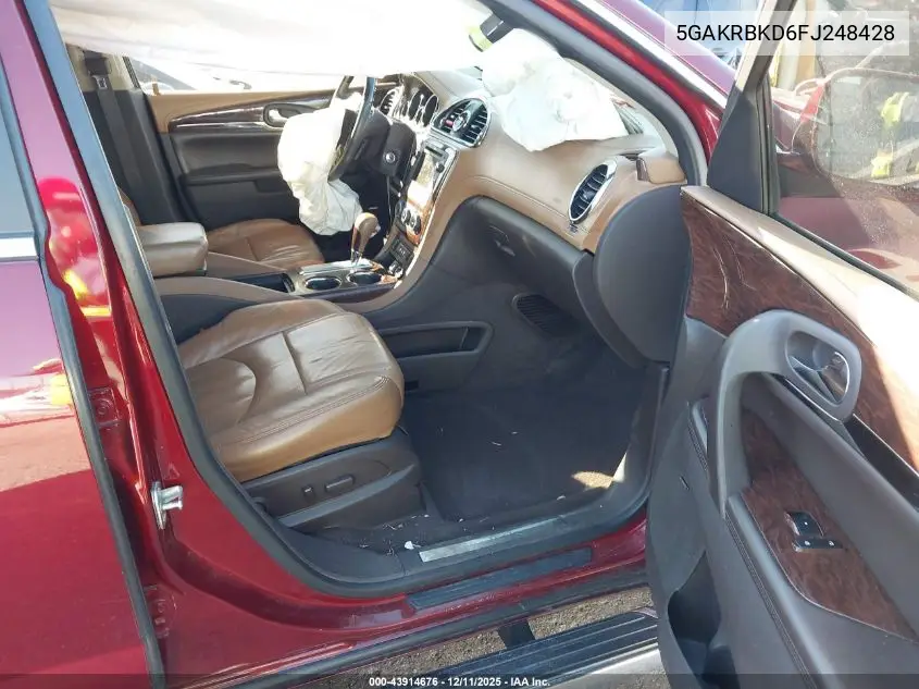 5GAKRBKD6FJ248428 2015 Buick Enclave Leather