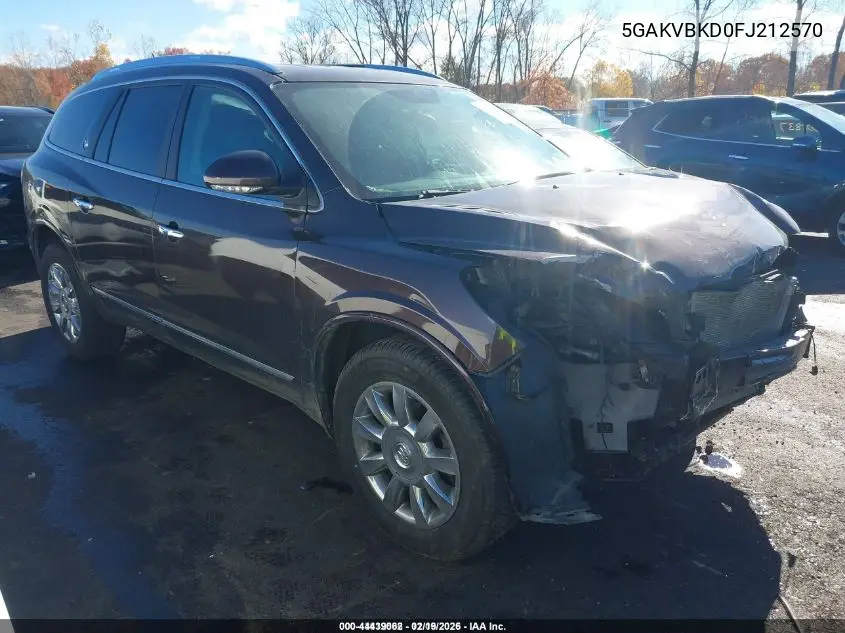 5GAKVBKD0FJ212570 2015 Buick Enclave Leather