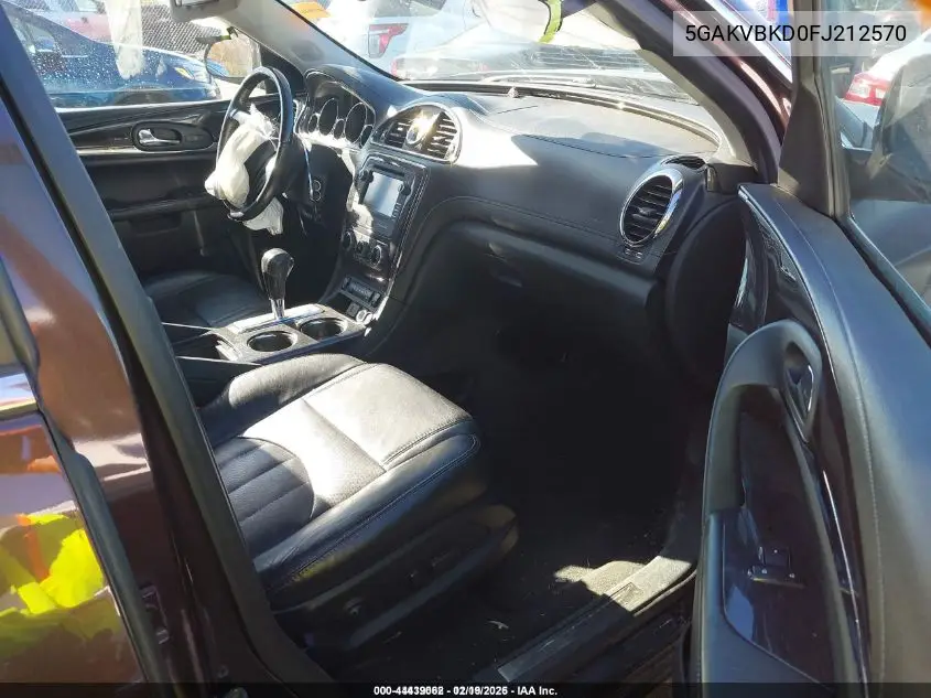 5GAKVBKD0FJ212570 2015 Buick Enclave Leather