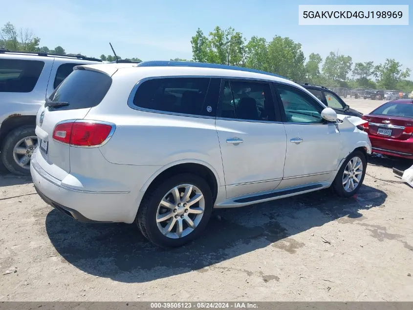 2016 Buick Enclave Premium VIN: 5GAKVCKD4GJ198969 Lot: 39505123