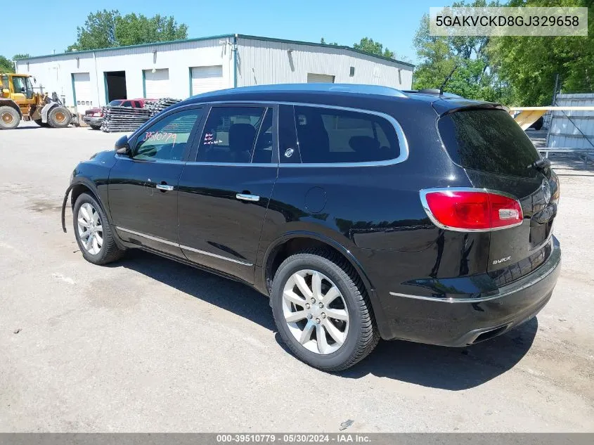 2016 Buick Enclave Premium VIN: 5GAKVCKD8GJ329658 Lot: 39510779