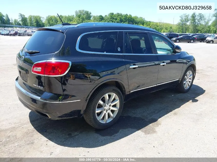 2016 Buick Enclave Premium VIN: 5GAKVCKD8GJ329658 Lot: 39510779