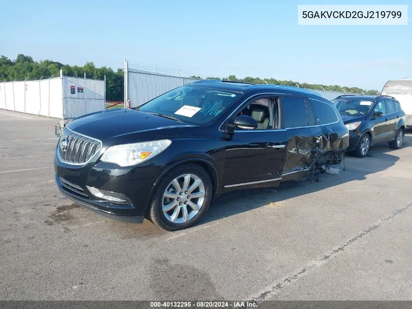 5GAKVCKD2GJ219799 2016 Buick Enclave