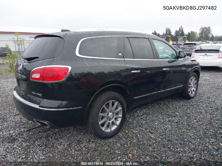 2016 Buick Enclave Leather VIN: 5GAKVBKD8GJ297482 Lot: 40179619