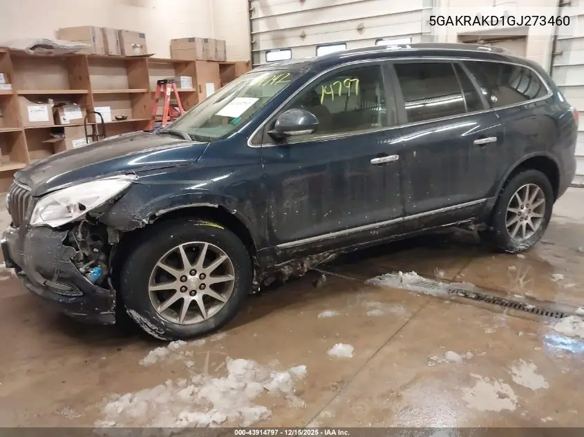 5GAKRAKD1GJ273460 2016 Buick Enclave Convenience