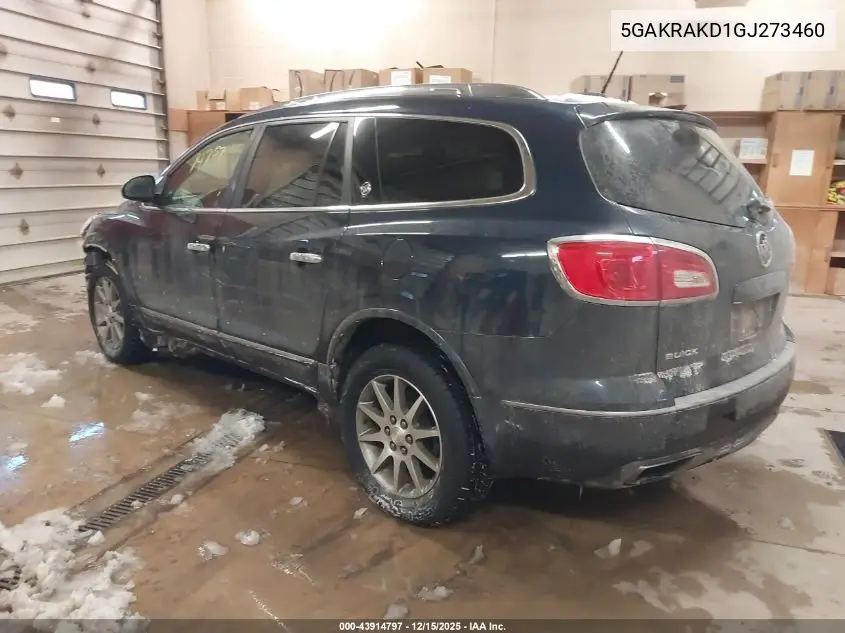 5GAKRAKD1GJ273460 2016 Buick Enclave Convenience