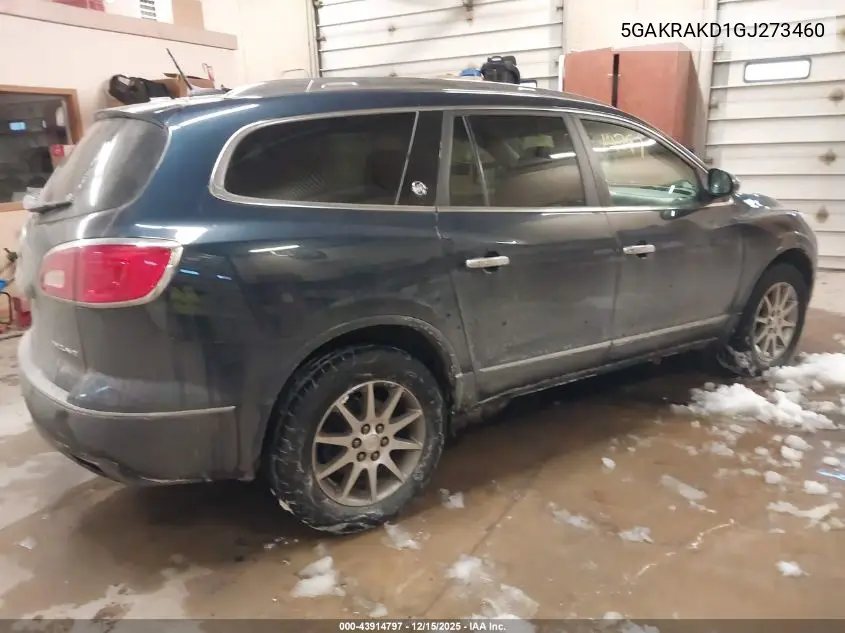 5GAKRAKD1GJ273460 2016 Buick Enclave Convenience