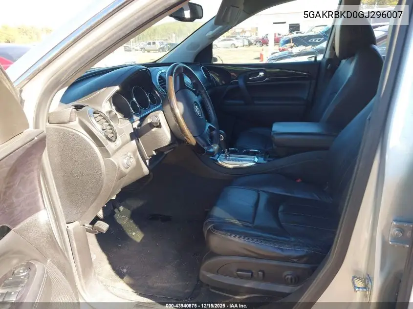 5GAKRBKD0GJ296007 2016 Buick Enclave Leather