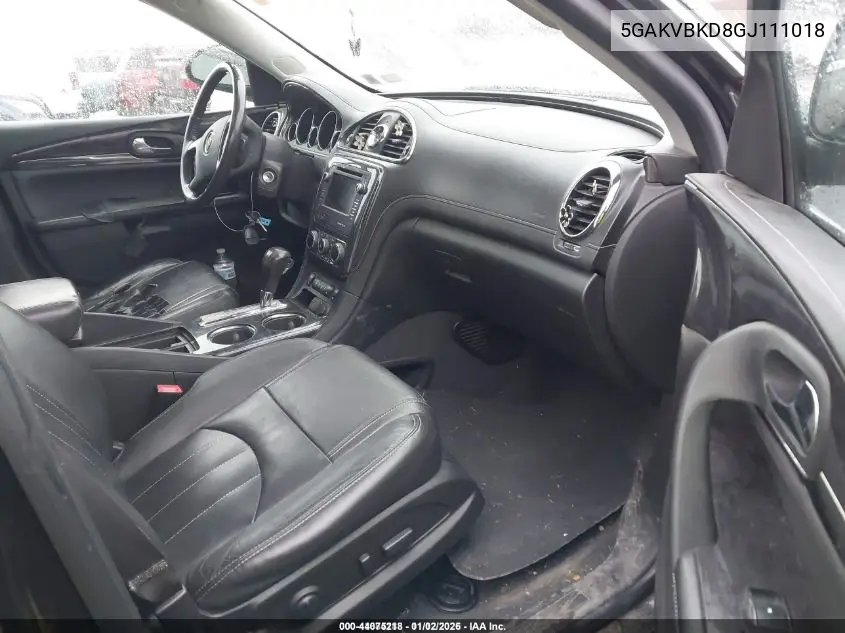 5GAKVBKD8GJ111018 2016 Buick Enclave Leather