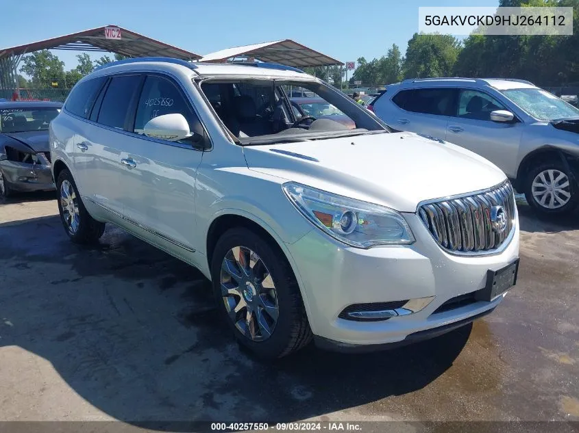 2017 Buick Enclave Premium VIN: 5GAKVCKD9HJ264112 Lot: 40257550