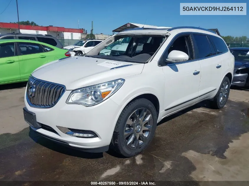 2017 Buick Enclave Premium VIN: 5GAKVCKD9HJ264112 Lot: 40257550