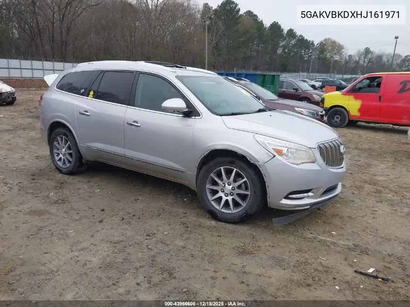 5GAKVBKDXHJ161971 2017 Buick Enclave Leather