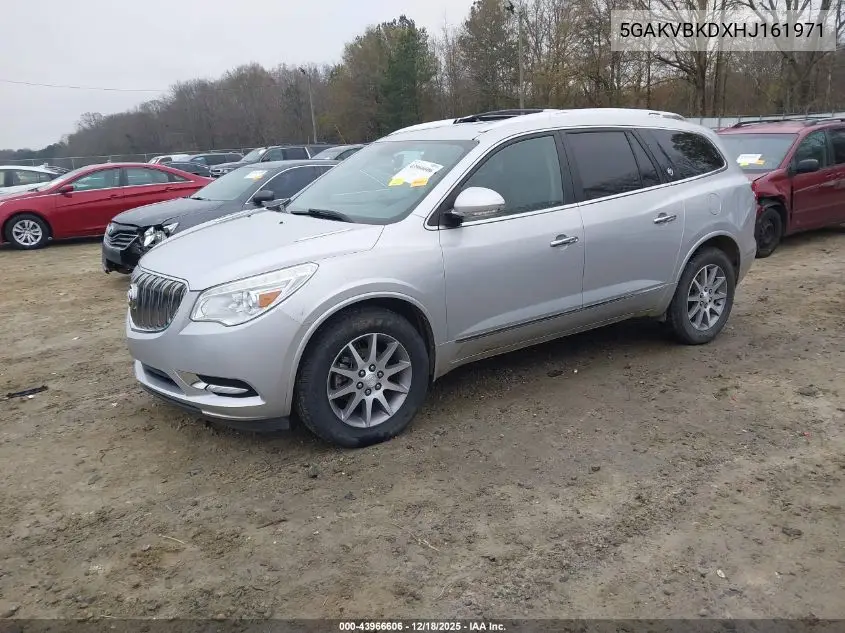 5GAKVBKDXHJ161971 2017 Buick Enclave Leather