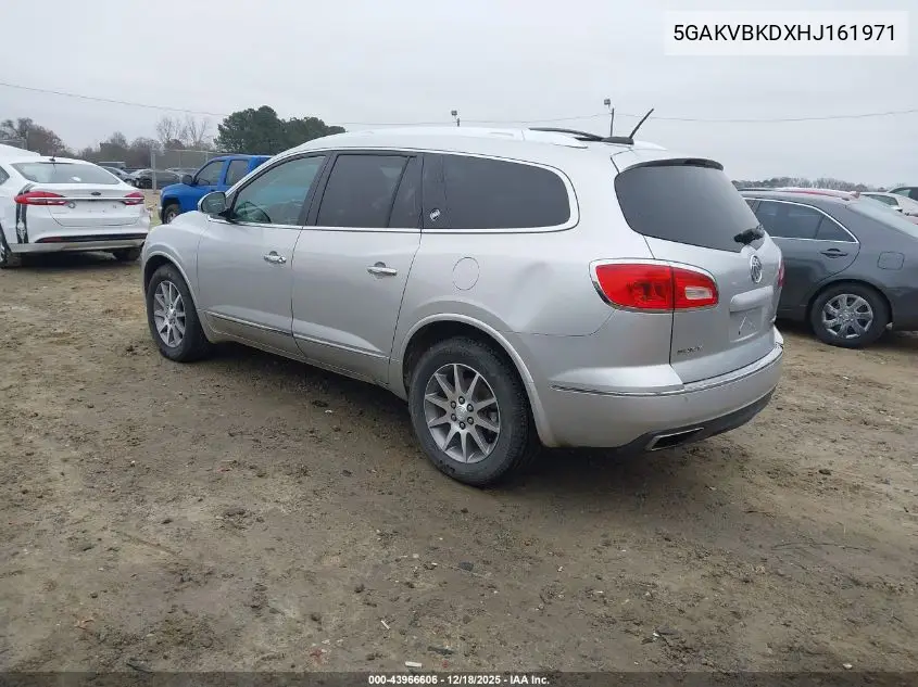 5GAKVBKDXHJ161971 2017 Buick Enclave Leather