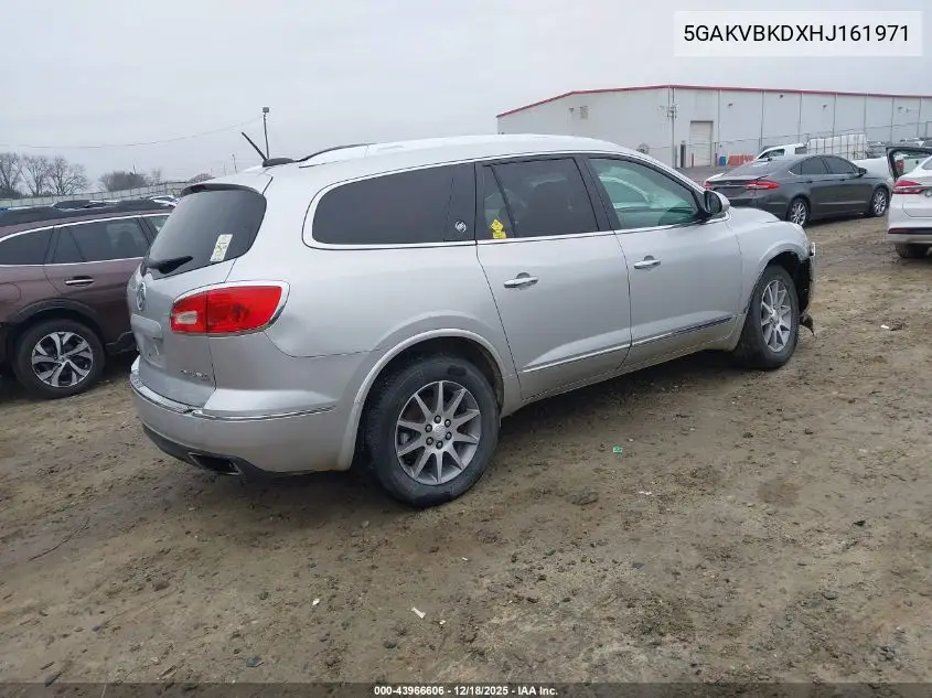 5GAKVBKDXHJ161971 2017 Buick Enclave Leather