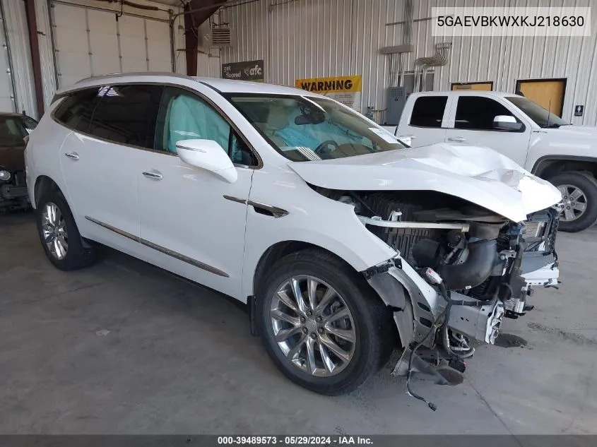 2019 Buick Enclave Awd Premium VIN: 5GAEVBKWXKJ218630 Lot: 39489573