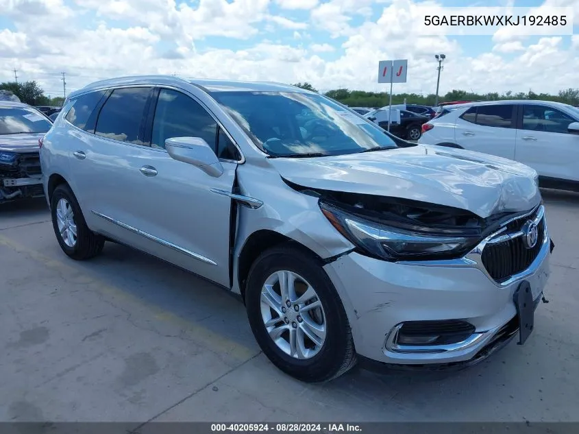 2019 Buick Enclave Fwd Essence VIN: 5GAERBKWXKJ192485 Lot: 40205924