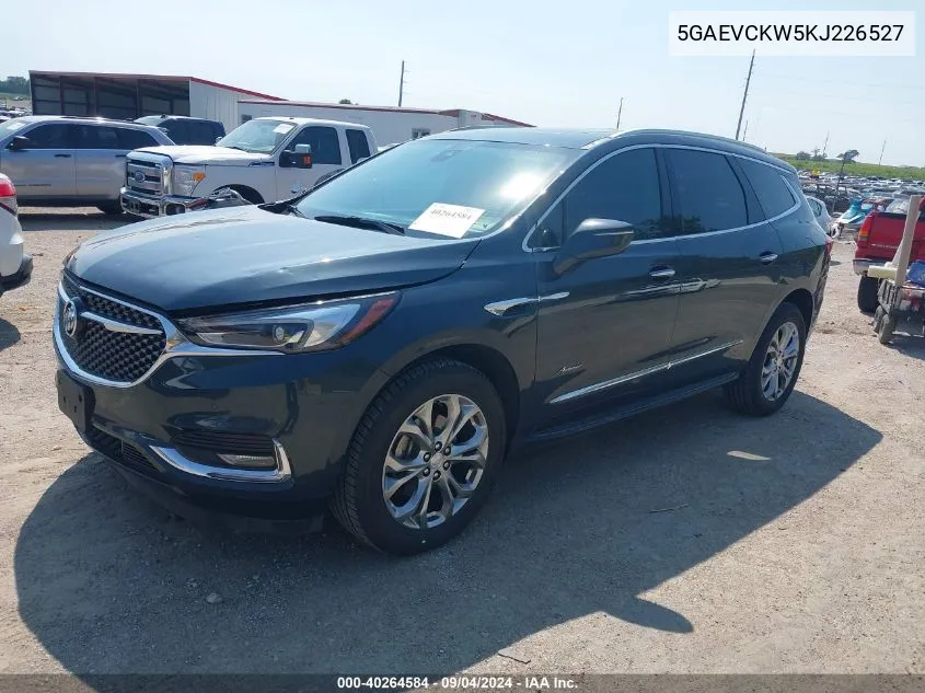 2019 Buick Enclave Awd Avenir VIN: 5GAEVCKW5KJ226527 Lot: 40264584