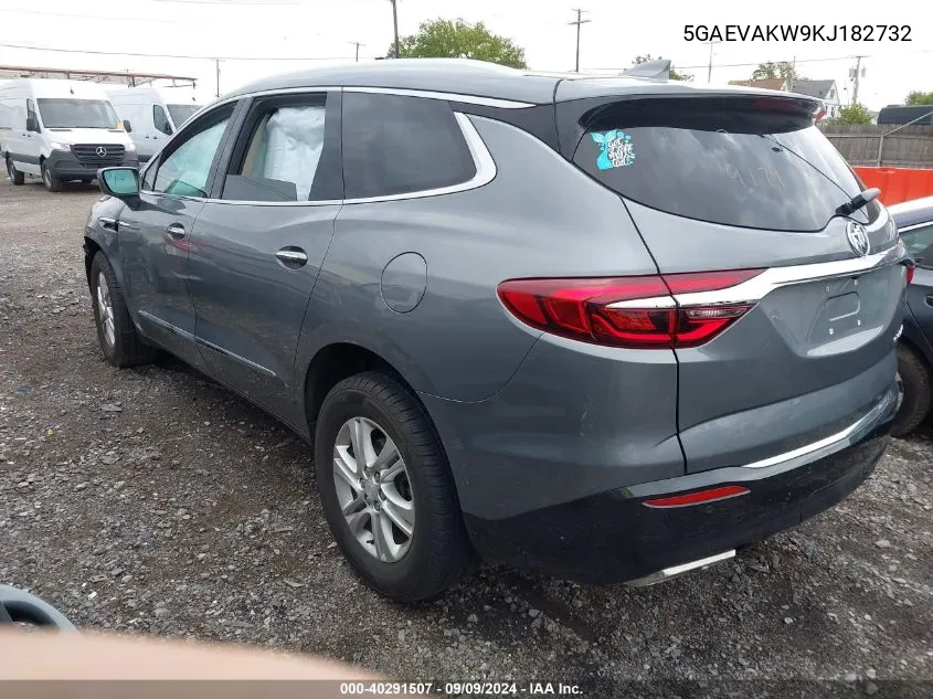 2019 Buick Enclave Awd Essence VIN: 5GAEVAKW9KJ182732 Lot: 40291507