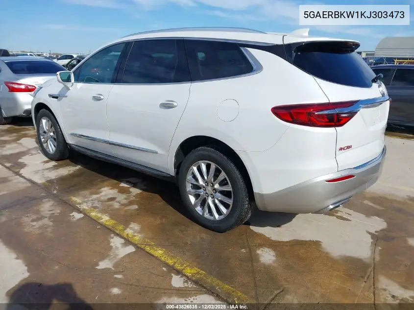 5GAERBKW1KJ303473 2019 Buick Enclave Fwd Essence