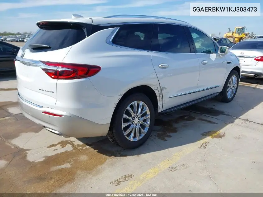 5GAERBKW1KJ303473 2019 Buick Enclave Fwd Essence